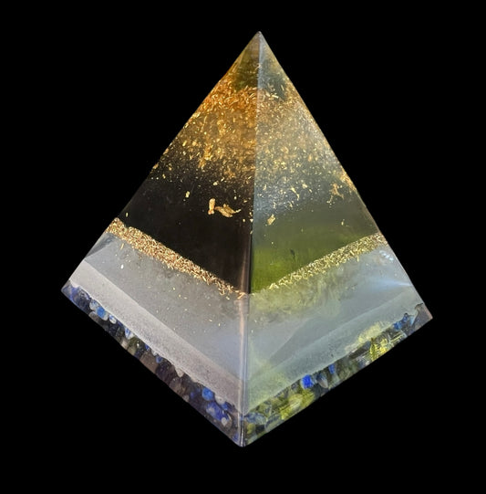 Moldavite Orgone generator 60mm.