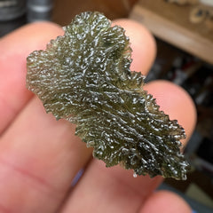 6.45g Moldavite, Marouskovo Pole.