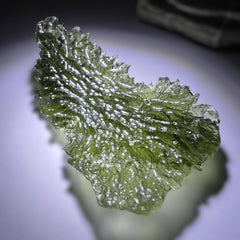 6.45g Moldavite, Marouskovo Pole.