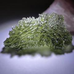 6.45g Moldavite, Marouskovo Pole.