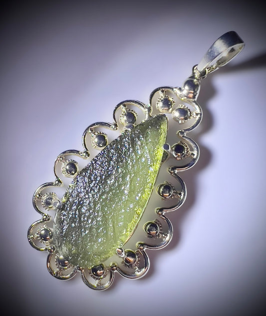 6.78g Moldavite Pendant
