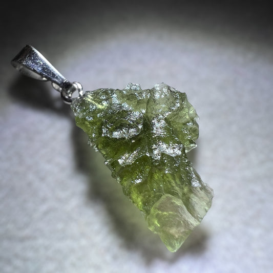 0.86g Moldavite Pendant