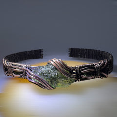 1.66g Moldavite & Copper Bracelet