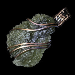5.32g Chlum Moldavite & Copper Pendant