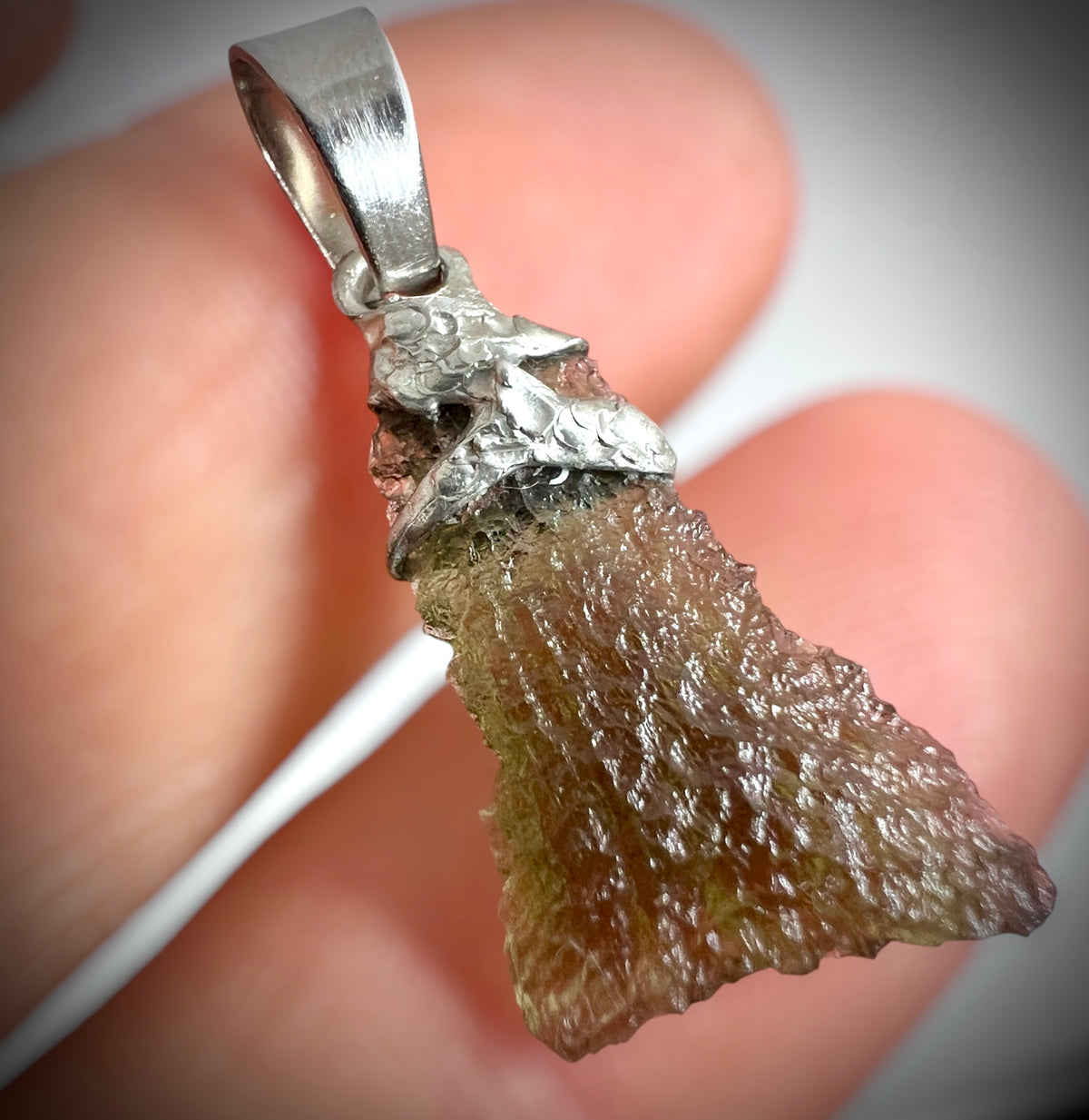 1.38g Moldavite Pendant