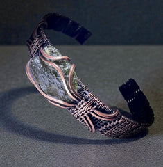 1.1g Moldavite and Copper Bracelet