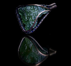 Moldavite Copper Pendant 3.07g