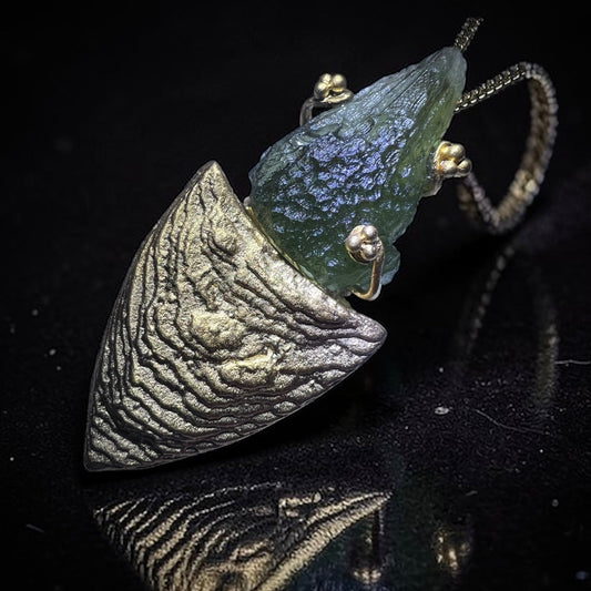 Botanical Form Gold-Plated  Necklace | 2.14g | Chlum