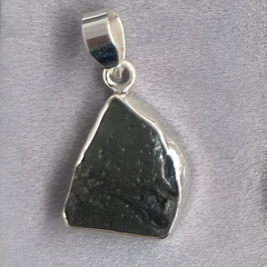 4.5g Bezel Set Moldavite Silver Pendant