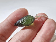 Florets Polished Lines Green Pendulum (2.8g)