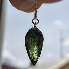 Florets Polished Lines Green Pendulum (2.8g)