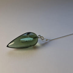 Apple Green Pendulum, Large Enclosed Bubble  (3.0g)