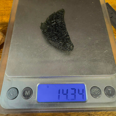 Natural Moldavite | 14.34g | Marouskovo Pole