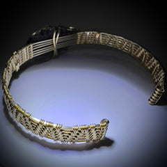 Gold Moldavite Bracelet