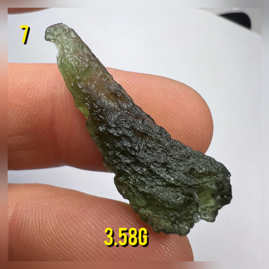3.58g Chlum Drop Moldavite