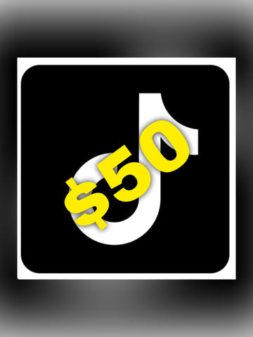 $50USD TikTok LIVE Sale CLAIM