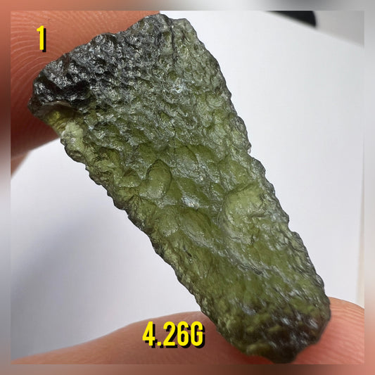 4.26g Chlum Drop Moldavite