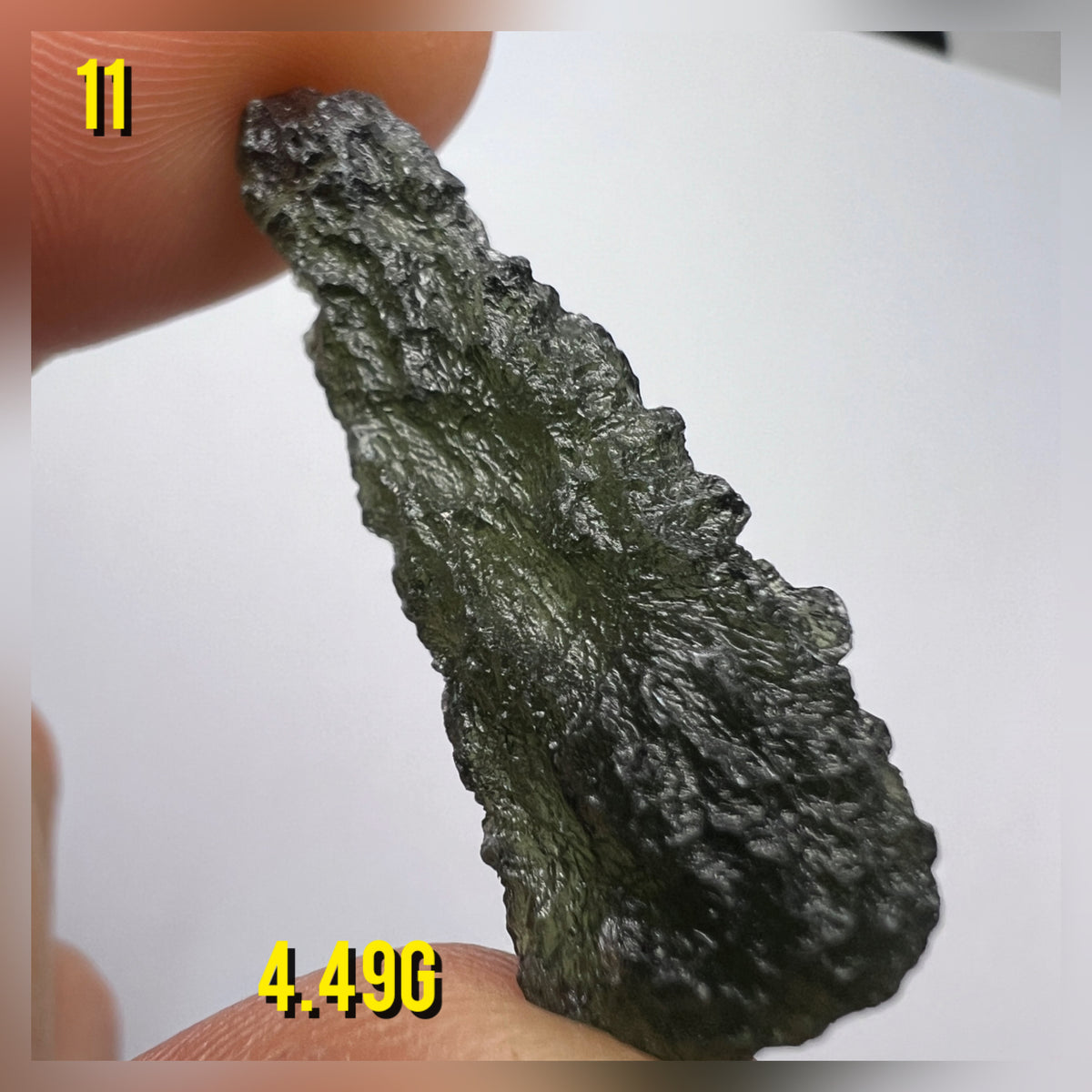 4.49g Chlum Drop Moldavite