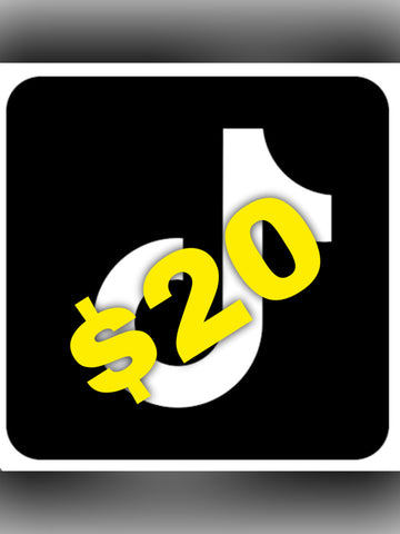 $20USD TikTok LIVE Sale CLAIM