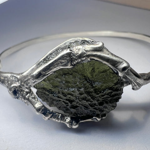 Hand Crafted Silver Bracelet | 3.3g | Chlum